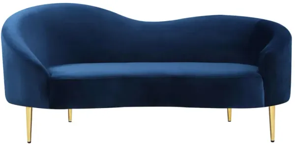 Ritz Velvet Loveseat