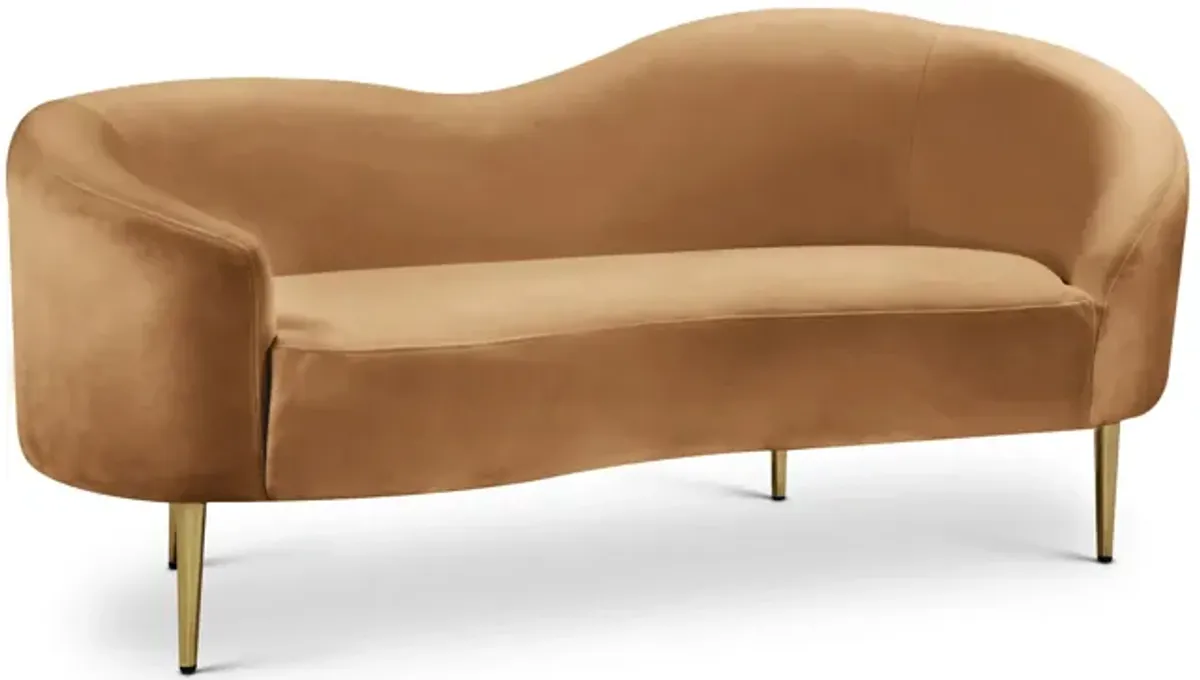 Ritz Velvet Loveseat