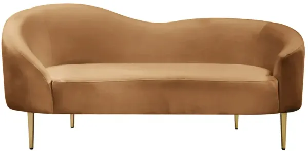 Ritz Velvet Loveseat