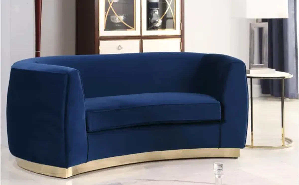 Julian Velvet Loveseat