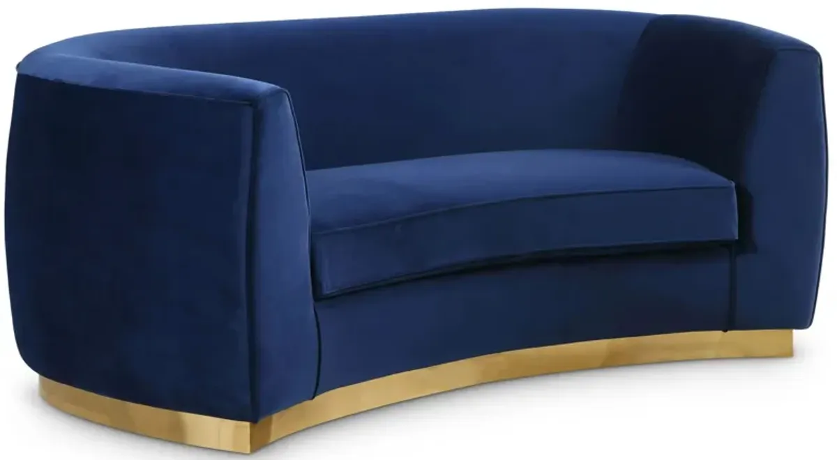 Julian Velvet Loveseat