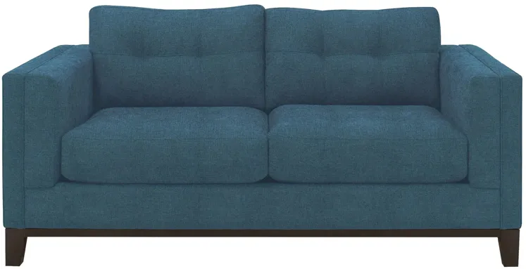 Mirasol Loveseat in Suede so Soft Indigo by H.M. Richards