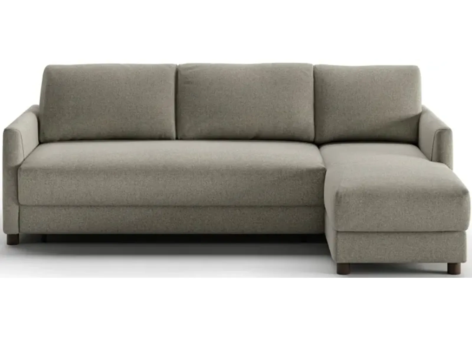 Pint Full XL Sectional Sleeper in Rene 03 by Luonto Furniture