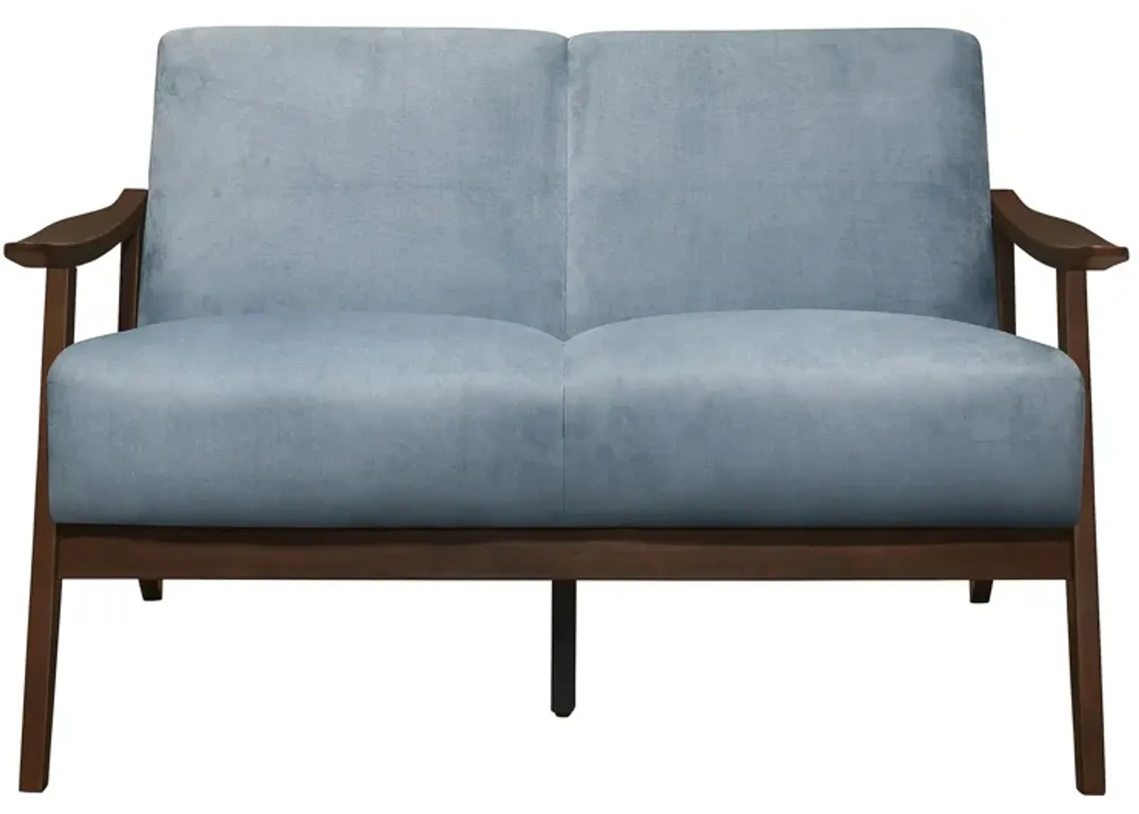 Lewiston Loveseat in Blue Gray by Homelegance