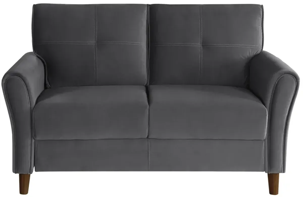 Nea Loveseat in Gray by Homelegance