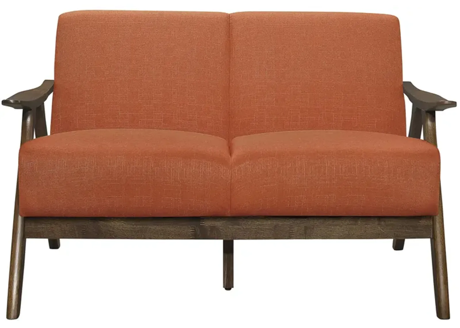 Verona Loveseat in Orange by Homelegance