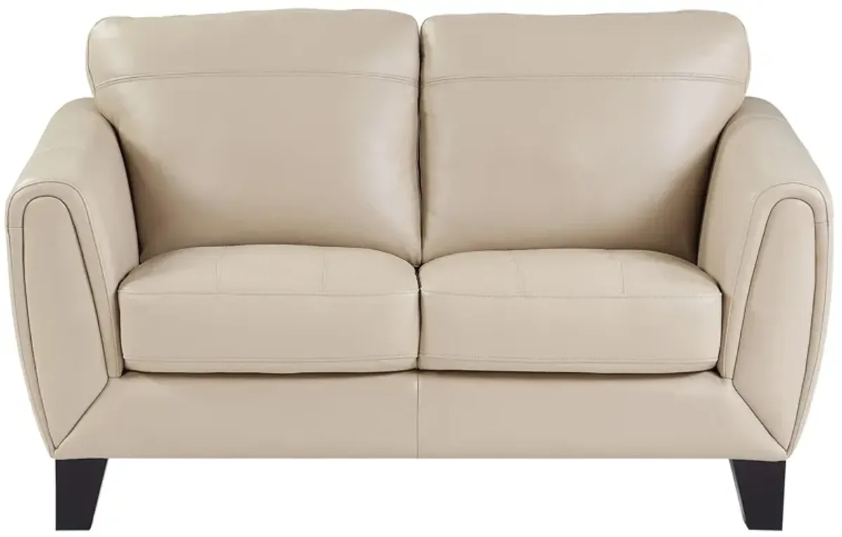 Cadence Loveseat in Beige by Homelegance