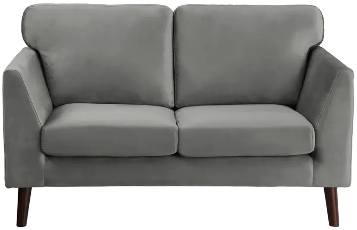 Kingston Loveseat in Gray by Homelegance