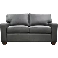 Albany Loveseat in Urban Graphite by Omnia Leather