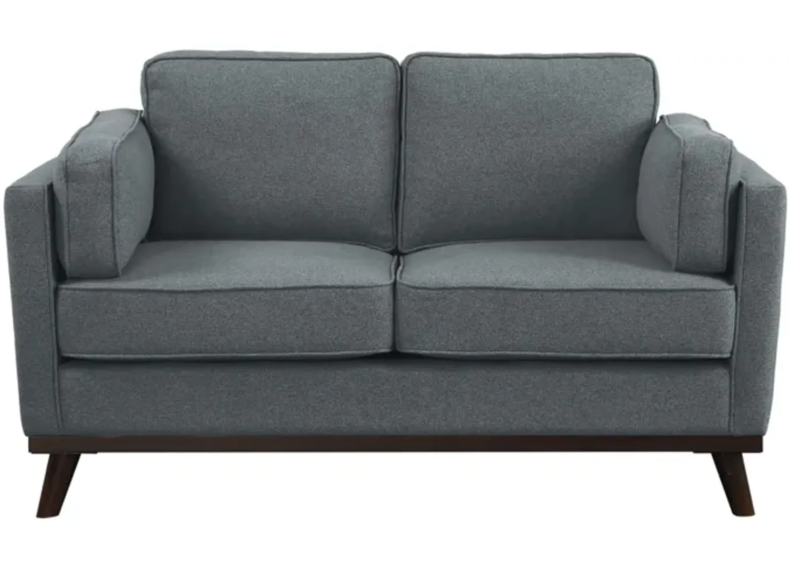 Camilla Loveseat in Dark Gray by Homelegance