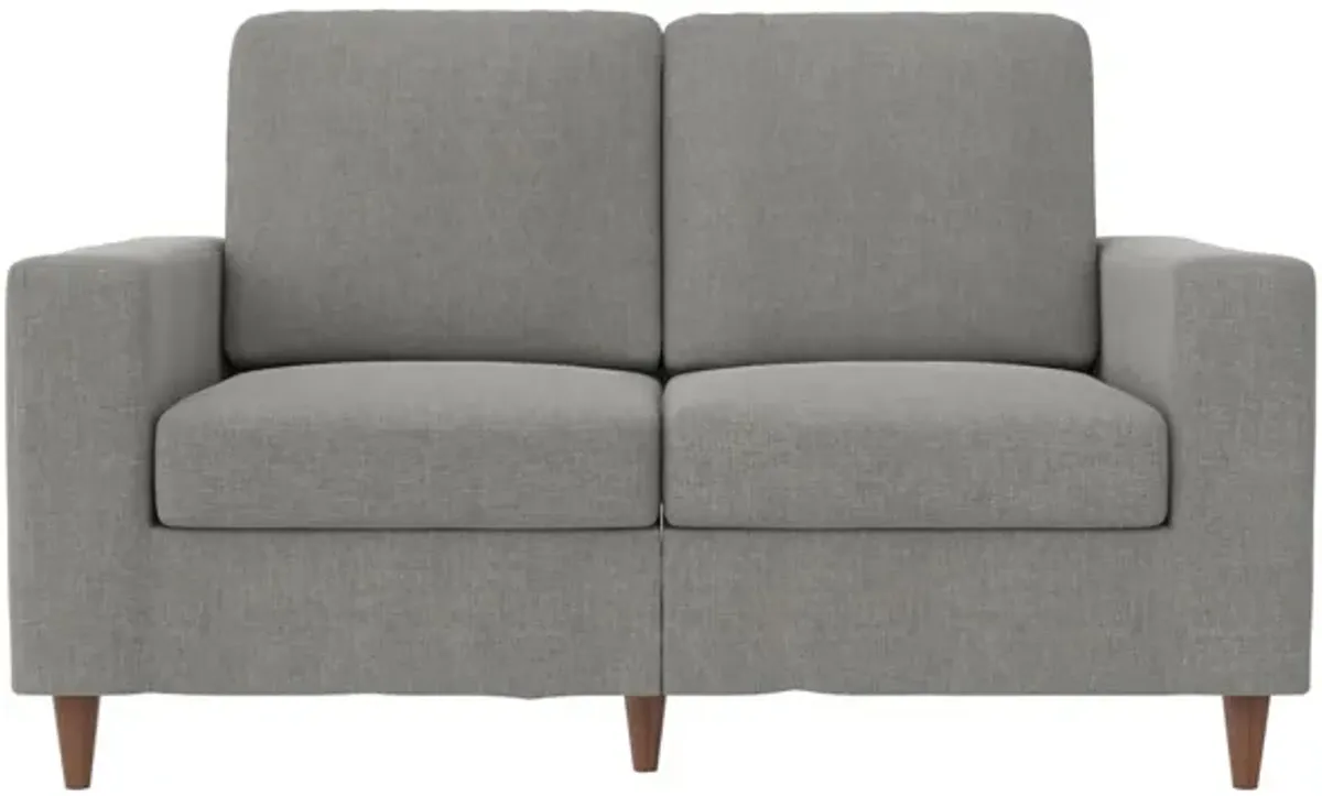 Zion Loveseat in Light Gray by DOREL HOME FURNISHINGS