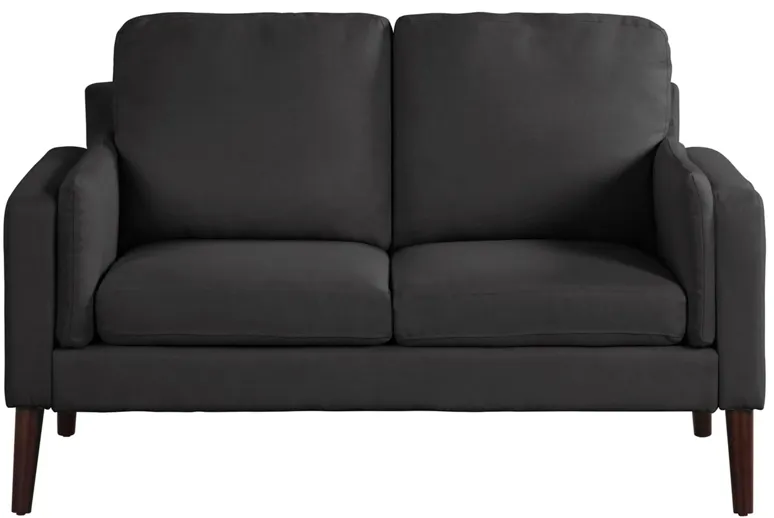 Nashville Loveseat in Black by Lifestyle Solutions