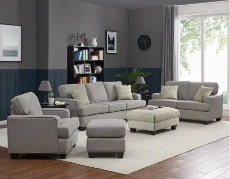 Carser Loveseat in Gray by Emerald Home Furnishings