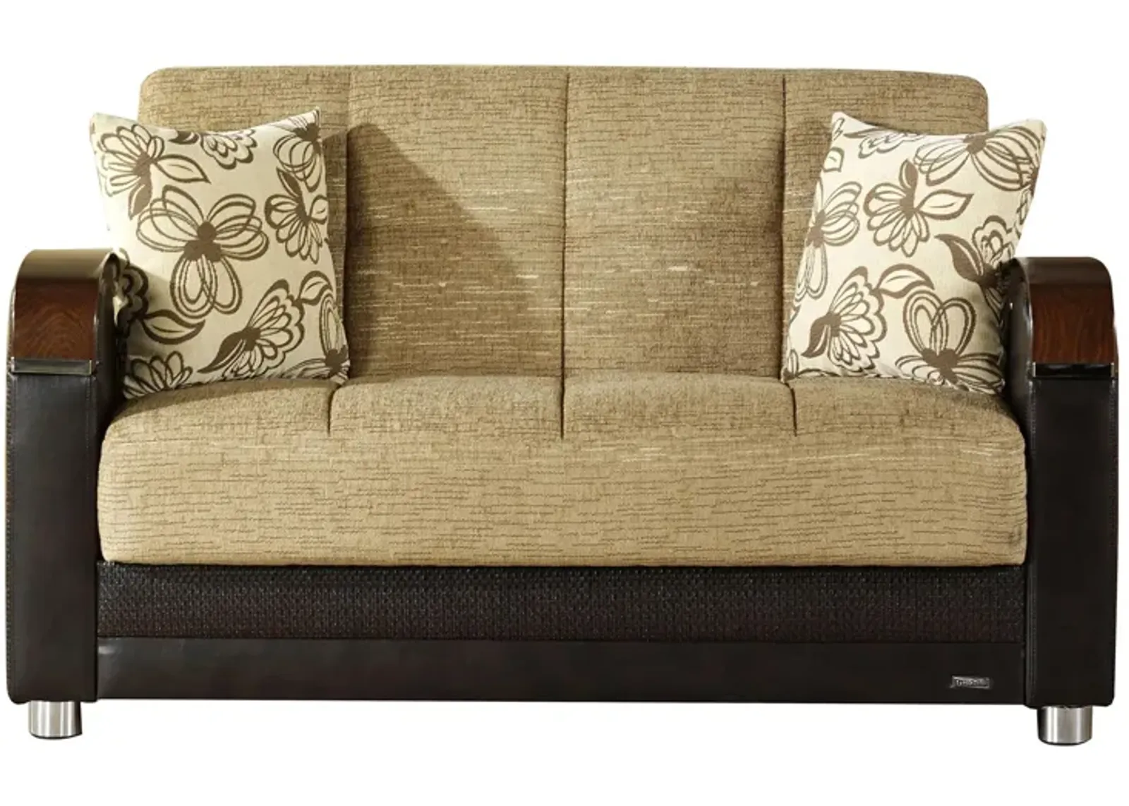 Kylian Loveseat in Fulya Brown by HUDSON GLOBAL MARKETING USA