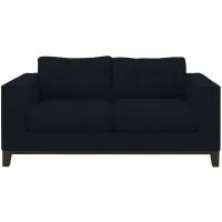 Mirasol Loveseat in Suede so Soft- Slate by H.M. Richards