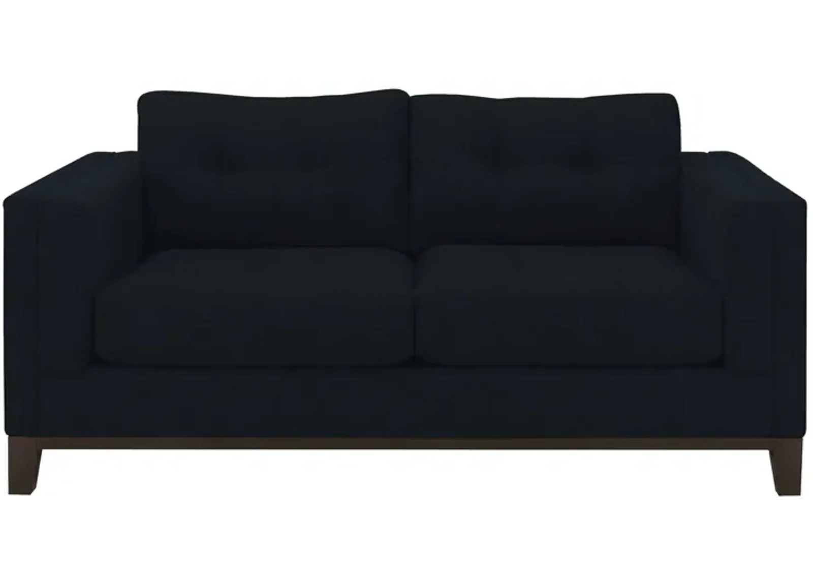 Mirasol Loveseat in Suede so Soft- Slate by H.M. Richards