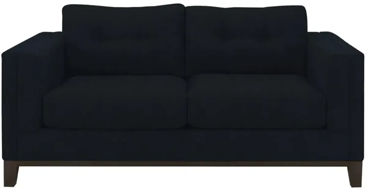 Mirasol Loveseat in Suede so Soft- Slate by H.M. Richards