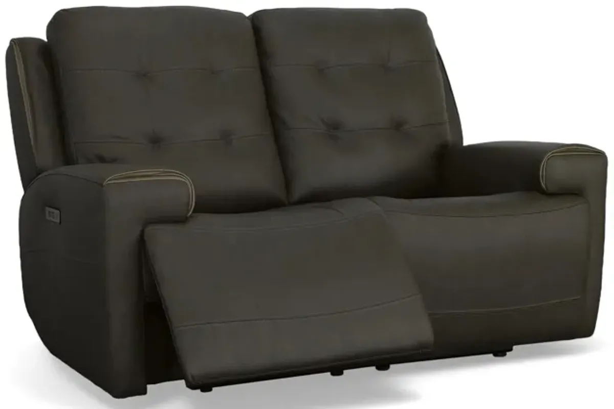 Iris Power Reclining Loveseat w/ Power Headrests