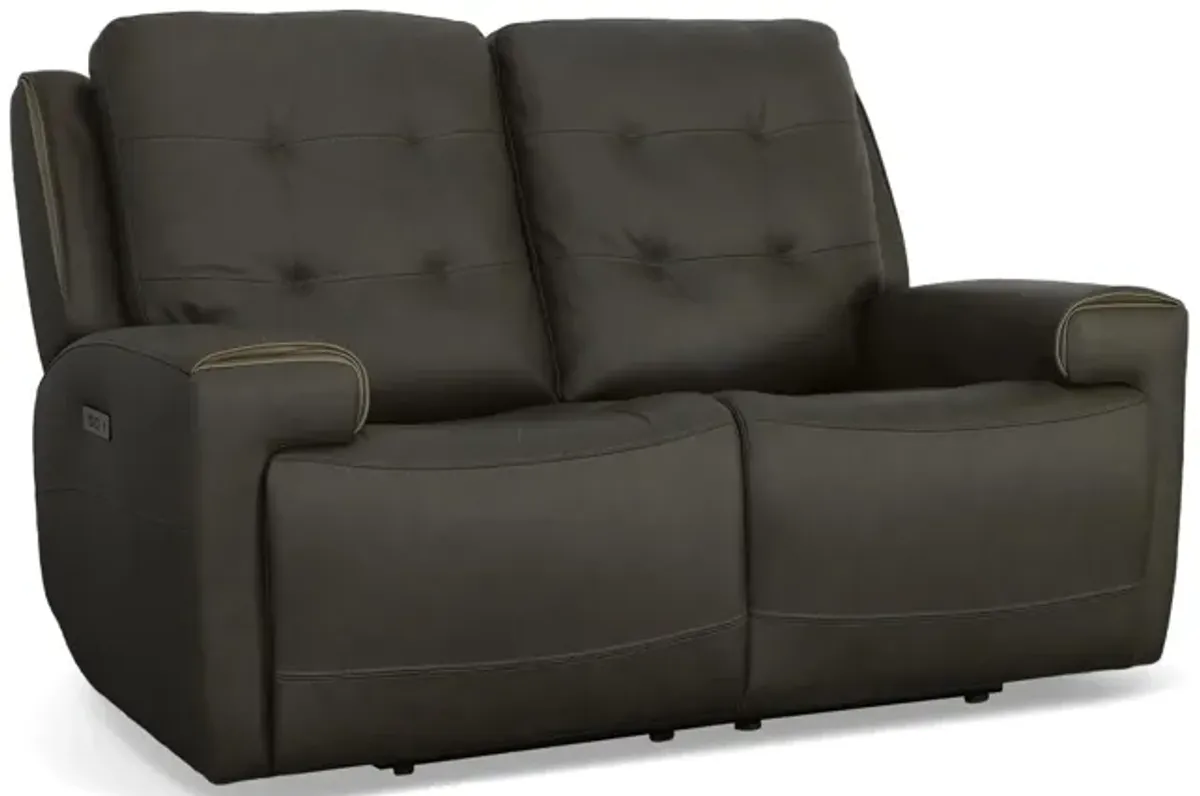 Iris Power Reclining Loveseat w/ Power Headrests