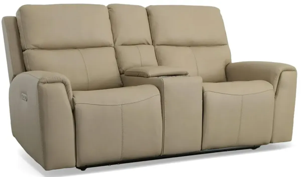 Jarvis Power Reclining Loveseat w/ Console & Power Headrests