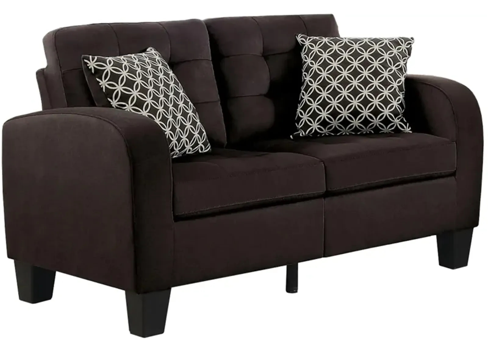 Dexter Loveseat in Chocolate by Homelegance