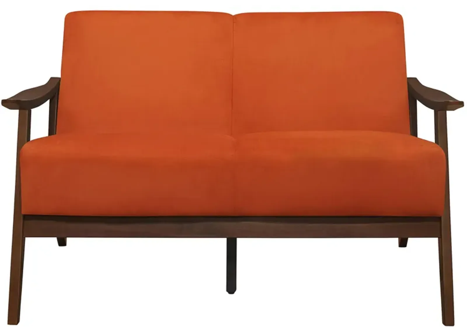 Lewiston Loveseat in Orange by Homelegance