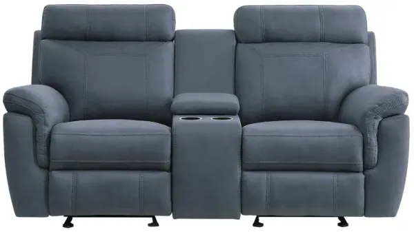 Walter Double Glider Reclining Loveseat With Center Console