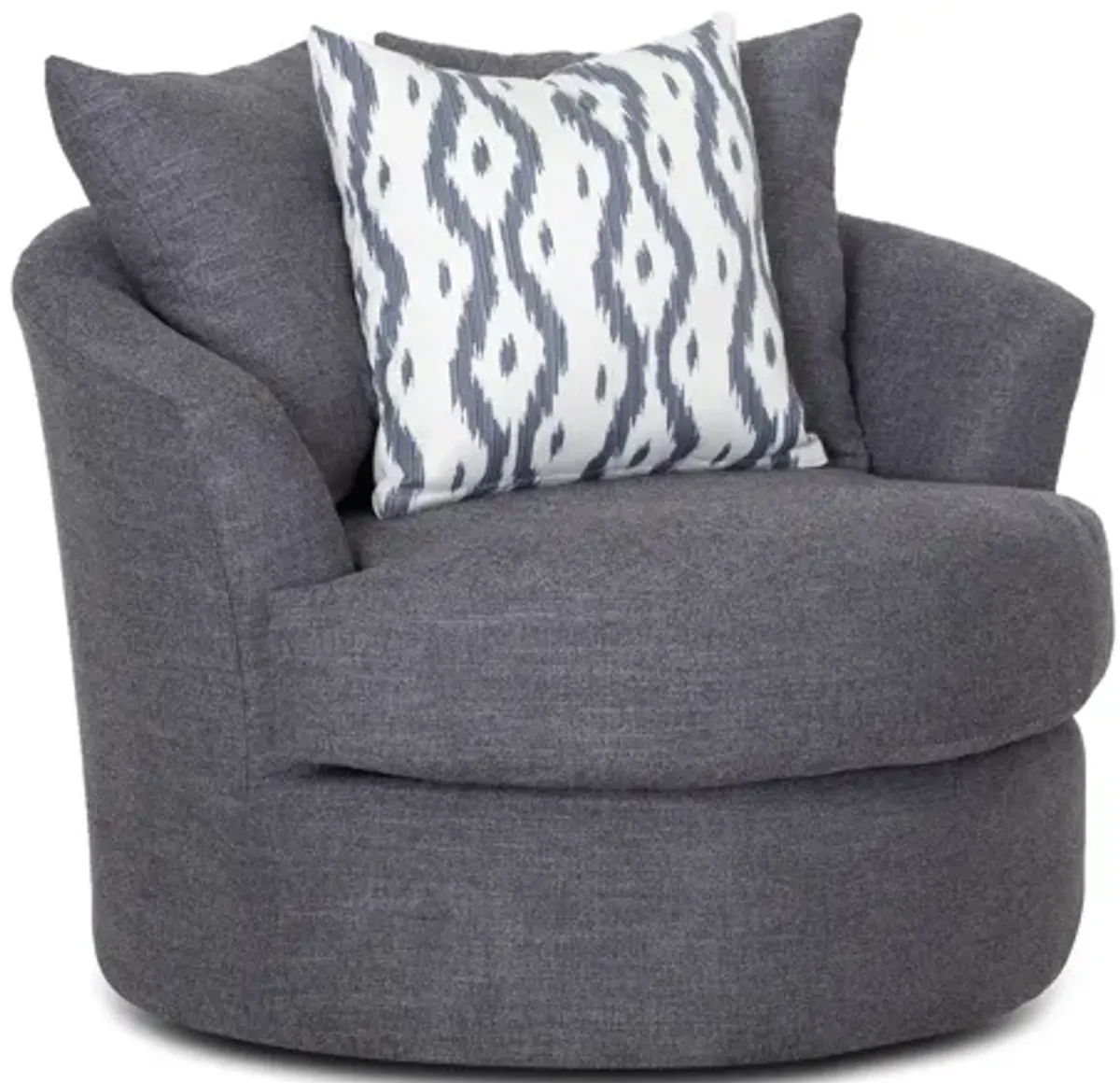 Carter Swivel Barrel Chair