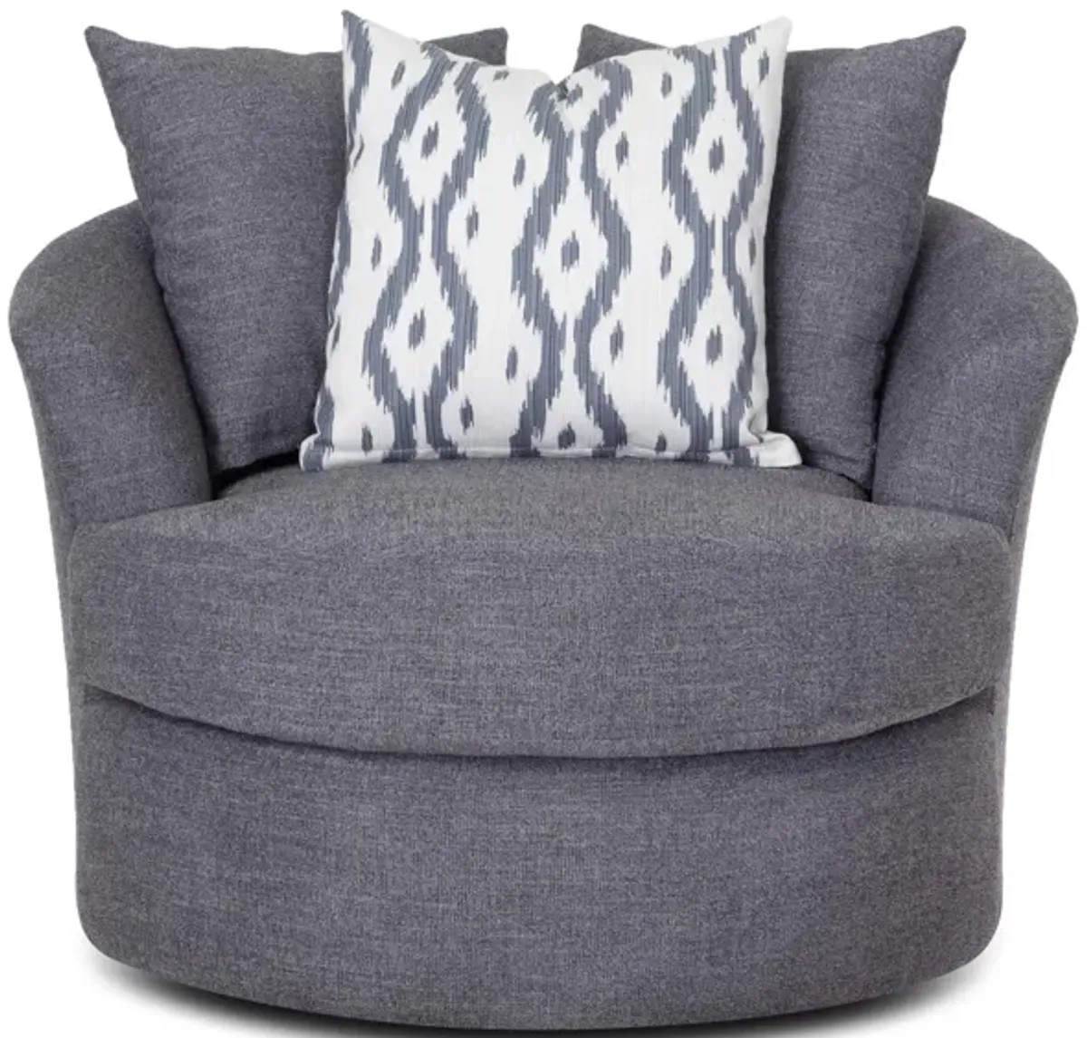 Carter Swivel Barrel Chair