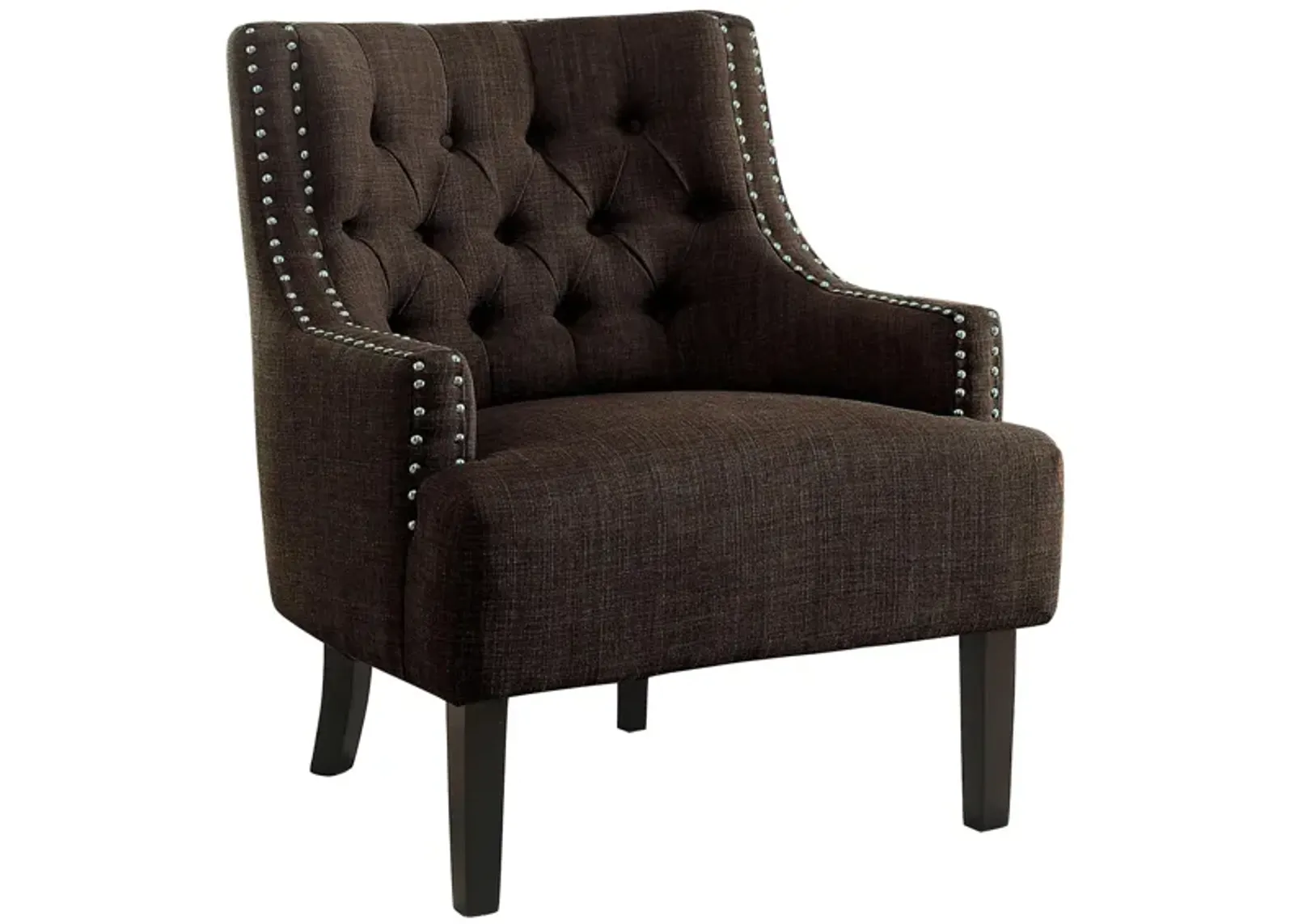 Aubrey Accent Chair in Chocolate by Bellanest