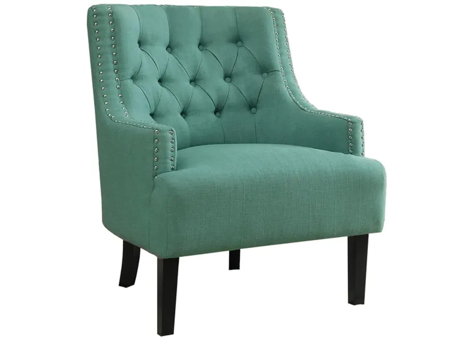 Aubrey Accent Chair in Teal by Bellanest