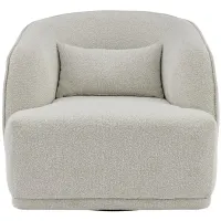 Steward Accent Chair in Boucle Beige by New Pacific Direct