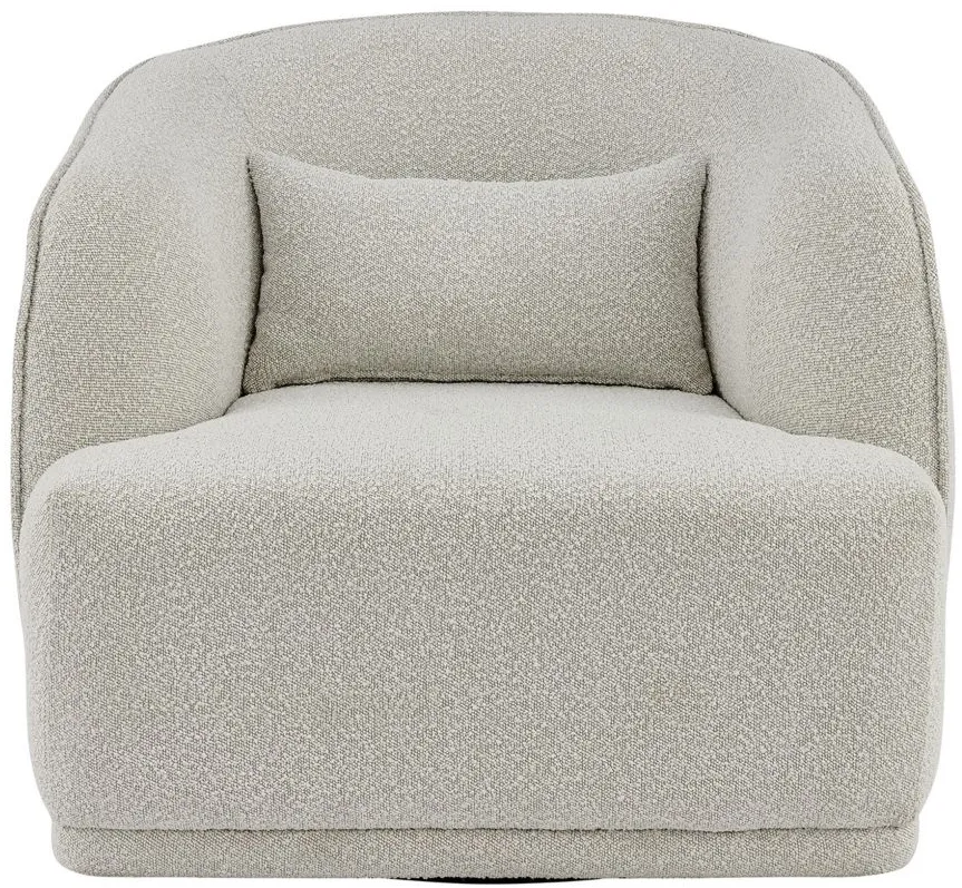 Steward Accent Chair in Boucle Beige by New Pacific Direct