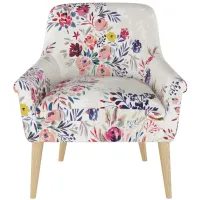 Tait Accent Chair in Bianca Floral Multi by Skyline