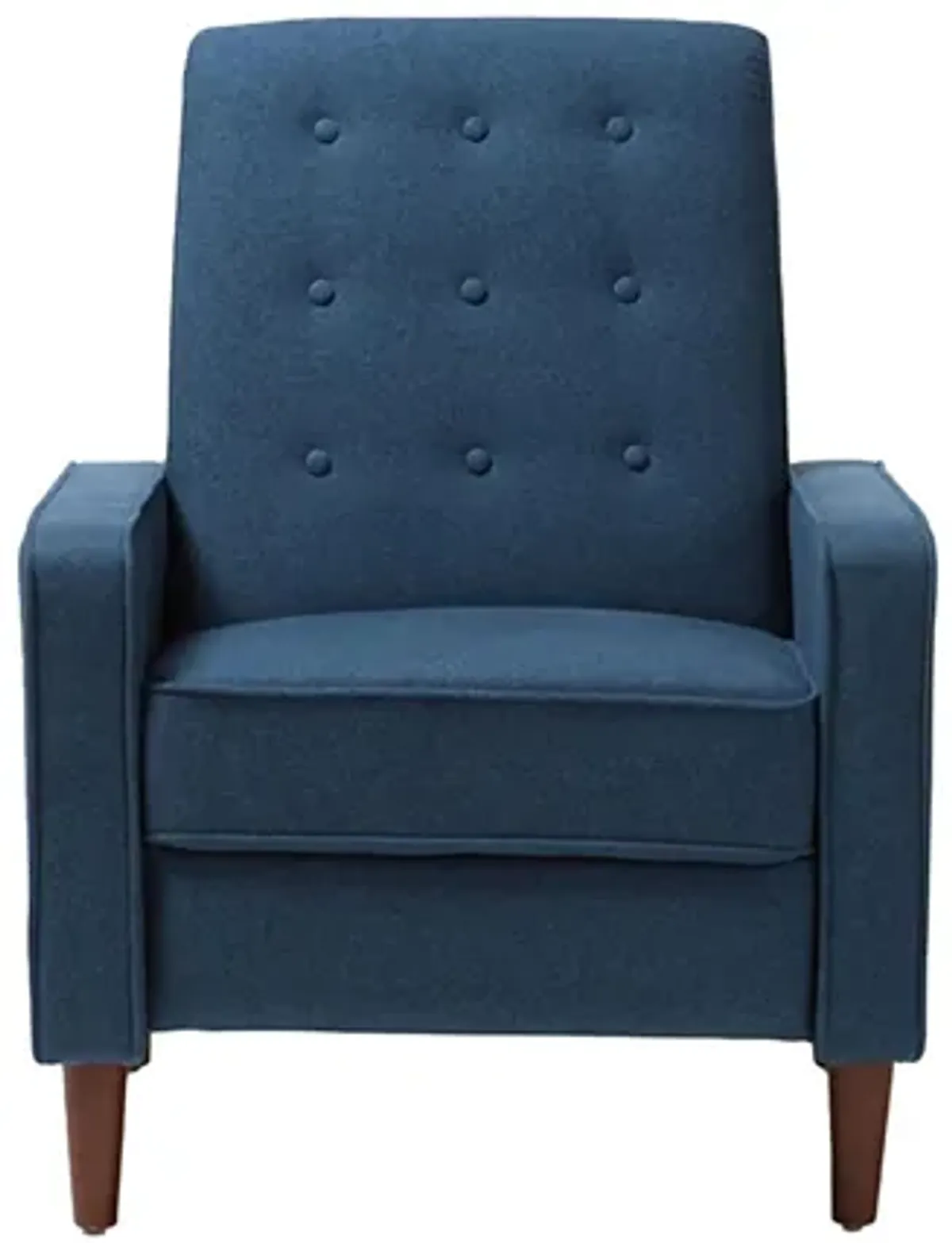 Mathias Lounge Chair in Blue by Wholesale Interiors