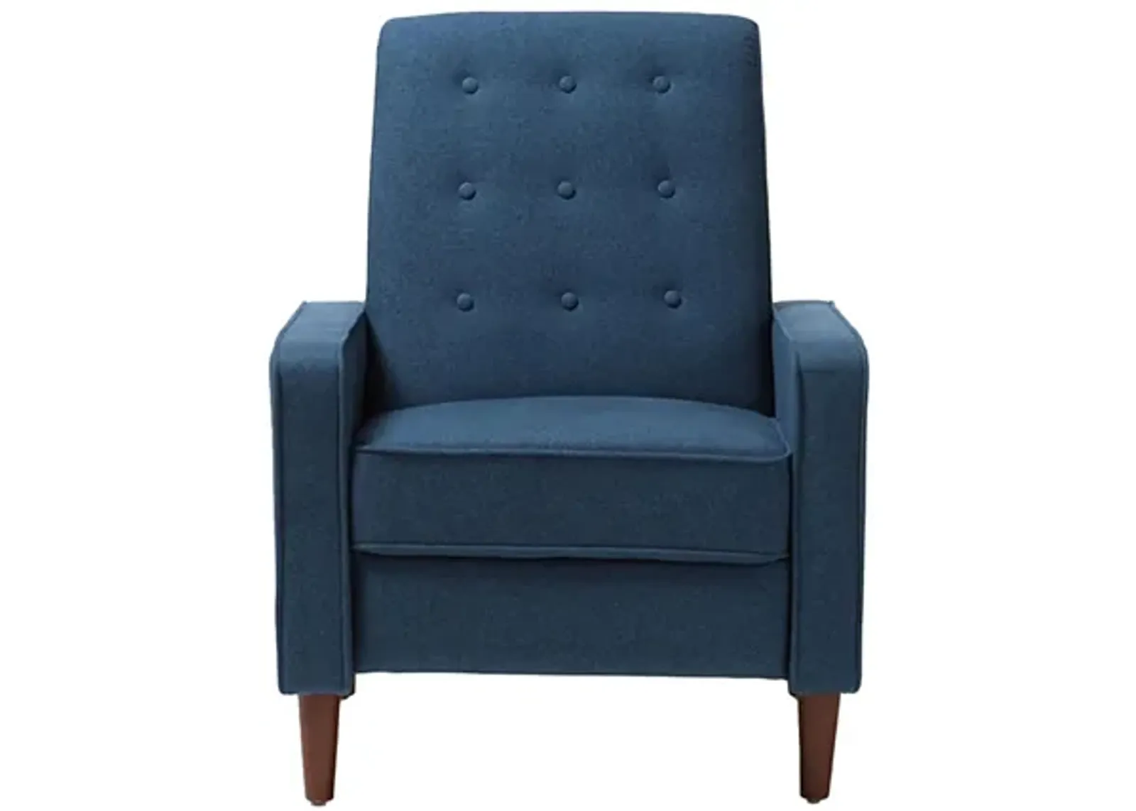 Mathias Lounge Chair in Blue by Wholesale Interiors