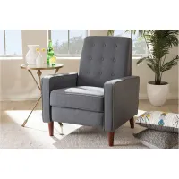 Mathias Lounge Chair in Gray by Wholesale Interiors
