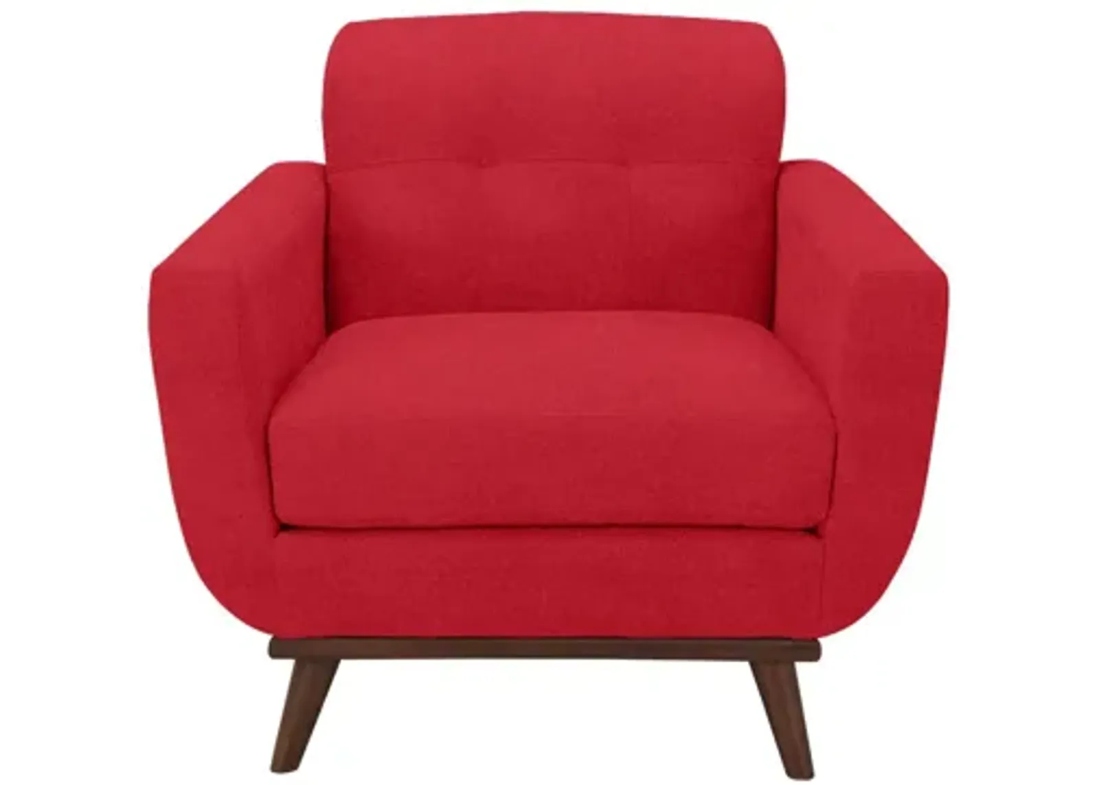 Milo Chair in Suede-So-Soft Cardinal by H.M. Richards