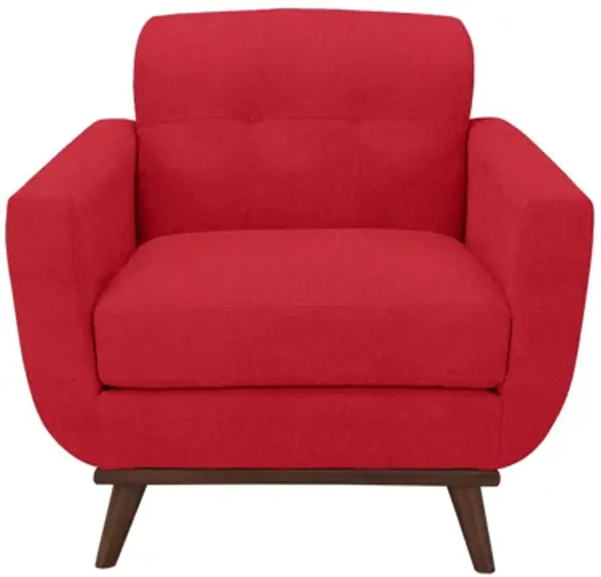 Milo Chair in Suede-So-Soft Cardinal by H.M. Richards