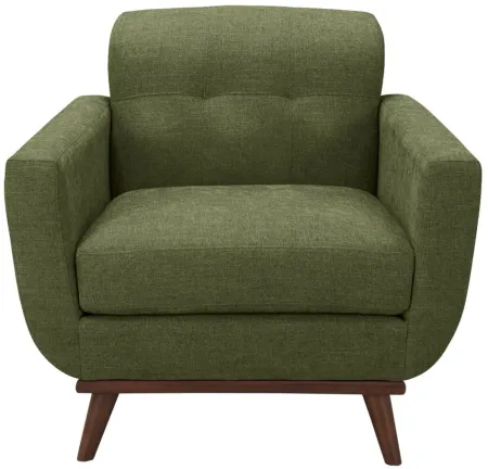Milo Chair in Suede-So-Soft Pine by H.M. Richards