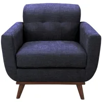 Milo Chair in Sugar Shack Navy by H.M. Richards