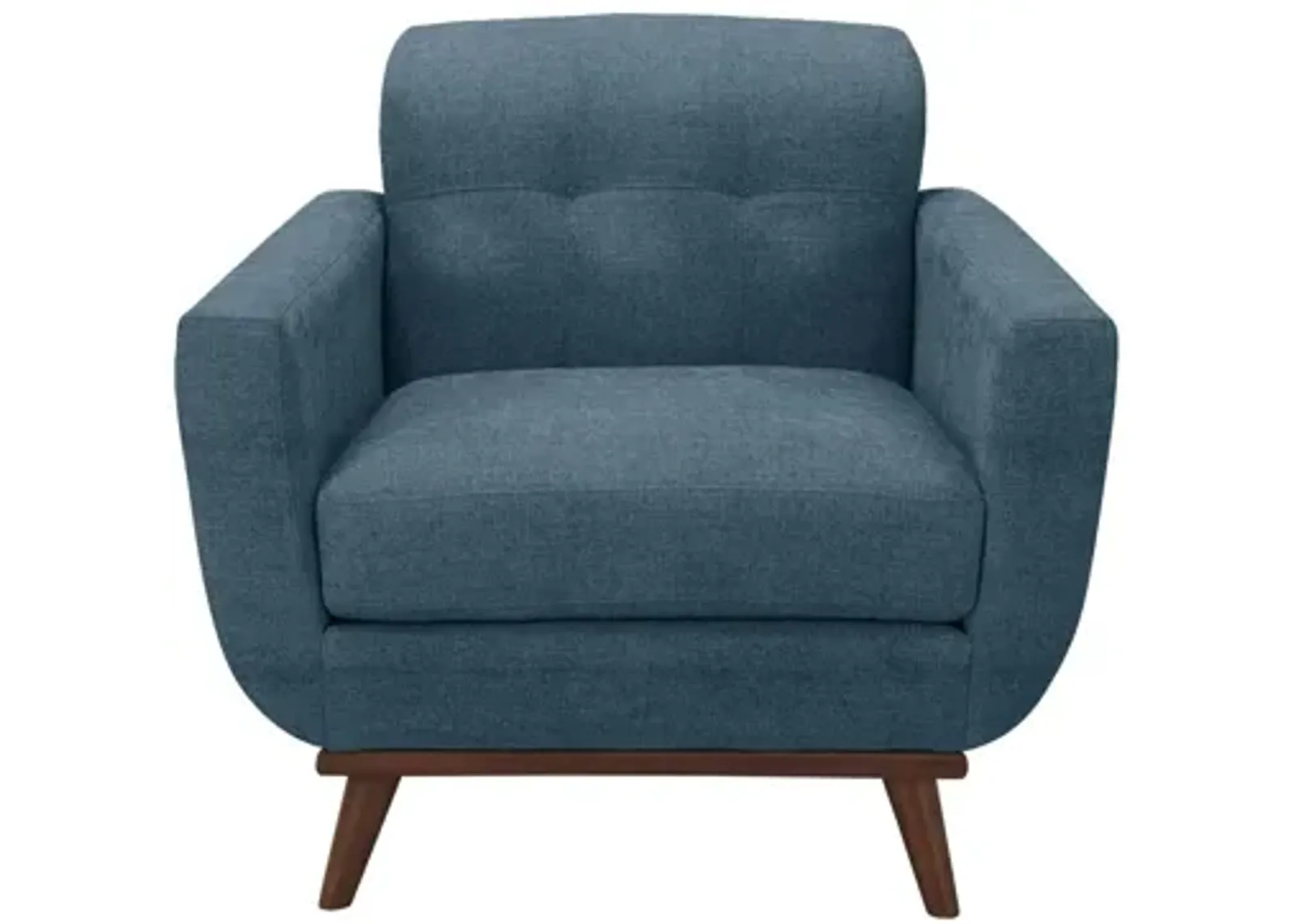 Milo Chair in Suede-So-Soft Indigo by H.M. Richards