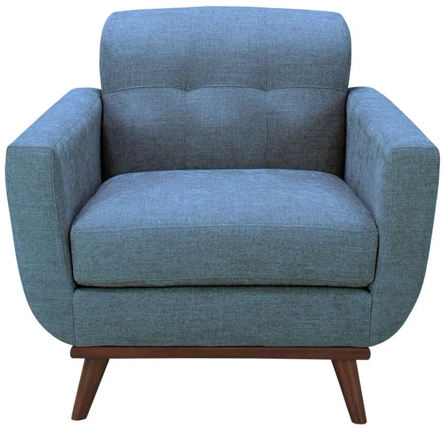 Milo Chair in Elliot French Blue by H.M. Richards