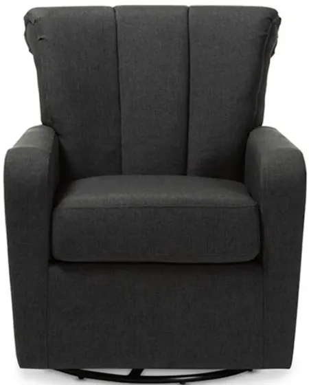 Rayner Swivel Chair in Gray by Wholesale Interiors