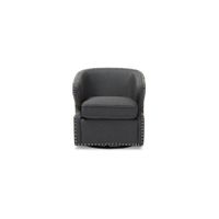 Finley Swivel Armchair in Gray by Wholesale Interiors
