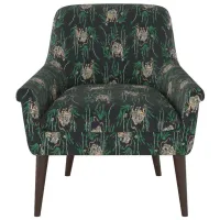 Tori Accent Chair in Tiger Bamboo Ink by Skyline