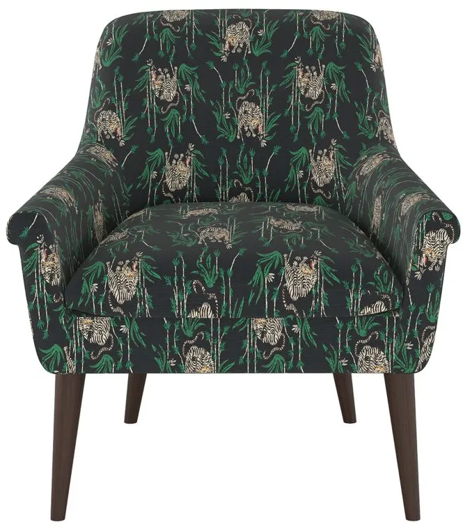 Tori Accent Chair in Tiger Bamboo Ink by Skyline