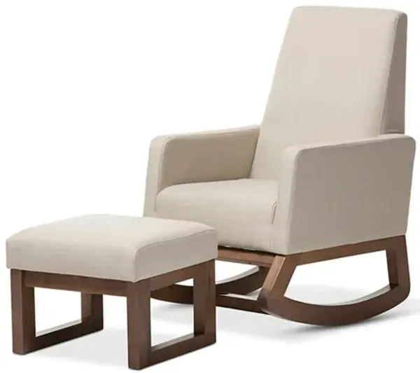 Yashiya Chair and Ottoman Set