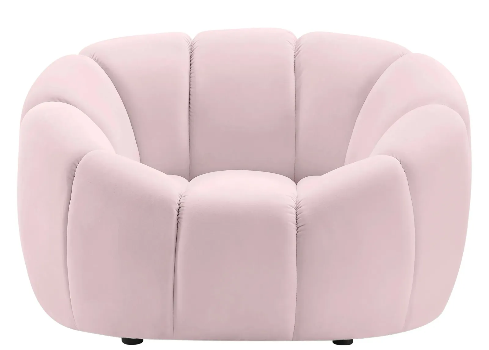 Elijah Velvet Chair in Pink by Meridian Furniture