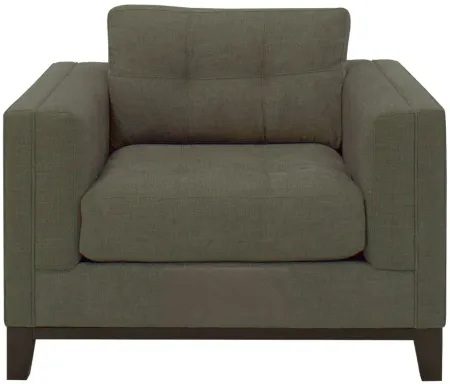 Mirasol Chair in Suede so Soft Greystone by H.M. Richards